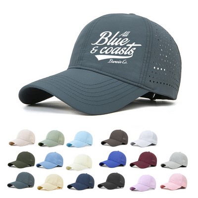 Polyester Quick Dry Perforated Cap