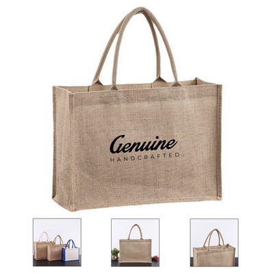 Jute Tote Bag with PE Film Lining