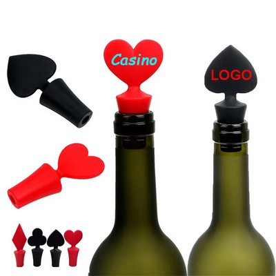 Poker Shaped Funny Wine Stopper