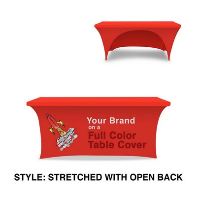 6' 3-sided Standard Stretch Table Cover