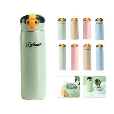 11oz Kids Insulated Water Bottle with Straw