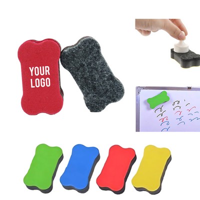 Bone Shape Magnetic Whiteboard Eraser
