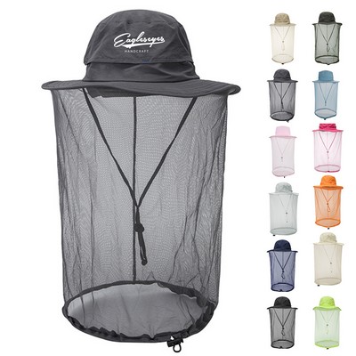 Mosquito Head Net Hat