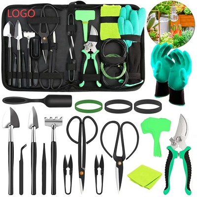 13-Piece Precision Garden Tool & Succulent Care Tote