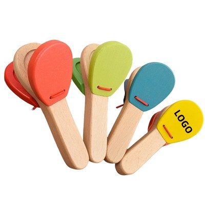 Wooden Kids Castanets