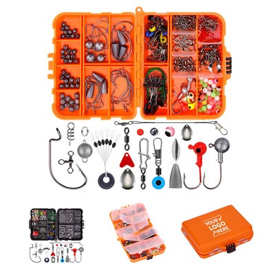 257Pcs Lure Fishing Hook Accessory Tackle Set