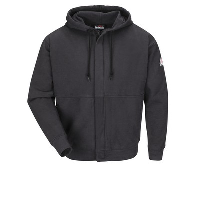 Bulwark - Hooded Sweatshirt - Men's Fleece Zip Front W/Hood Charcoal