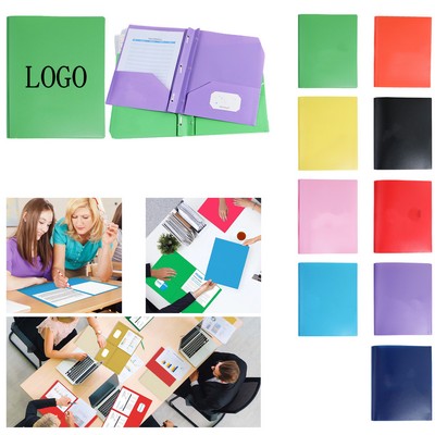 PP Folder with Tadpole File Clip