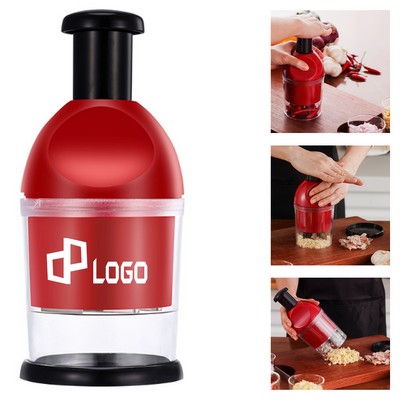 Manual Hand-Held Vegetable Garlic Masher Press