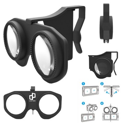 Mini Foldable 3D Virtual Reality Eyeglasses
