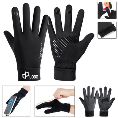 Winter Touch Screen Gloves W/ Flannel Lining