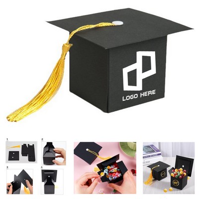 2.36 X 2.36 X 2.36" Mortarboard Gift Candy Box