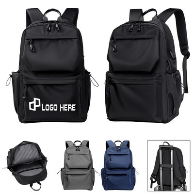 Casual Shoulder Backpack W/ Cup Holder