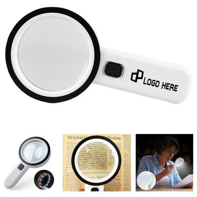 Handheld 30X Magnifier W/ Led Lights