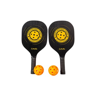 Wood Pickleball Paddle Set