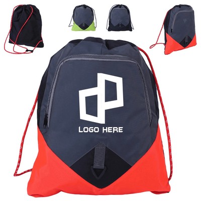 13.39X18.11" Terylene Drawstring Backpack