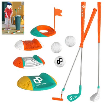 Portable Mini Golf Club Bucket Set