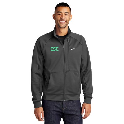 Nike® Full-Zip Chest Swoosh Embroidered Jacket