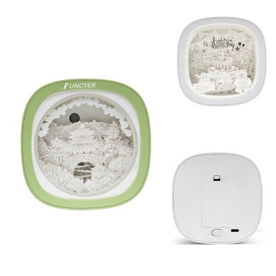 Customizable 3D Paper Art Night Light