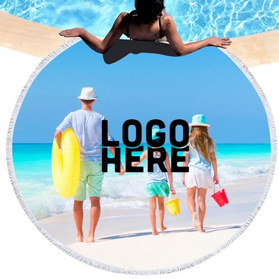 Round Beach Towel Shawl