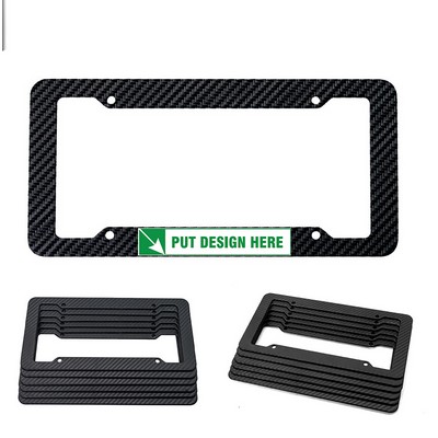 Carbon Fiber License Plate Frame