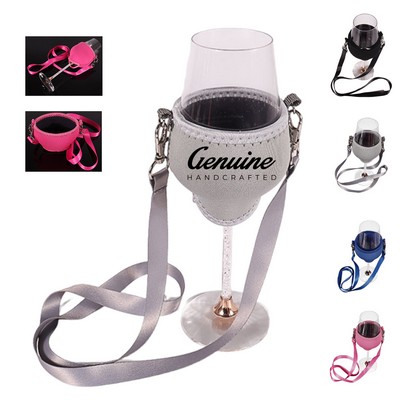 Hand-Free Wine Glass Holder