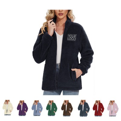 Sherpa Fleece Full Zip Jacket