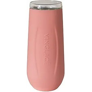 Champagne Flute in Coral