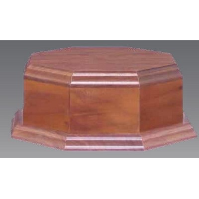 Classic Walnut-Rosewood Base - 8" x 4"h
