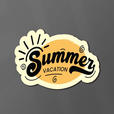 5" x 4" Vinyl Die Cut Sticker