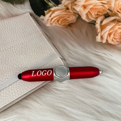 Multifunctional fidget spinner pen