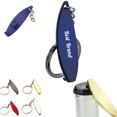Surfboard Bottle Opener Keychain