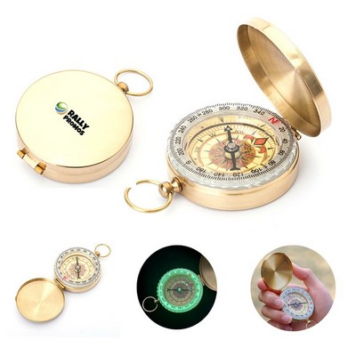 Pocket Watch-Style Luminous Compass