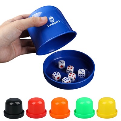 Plastic Dice Shaking Cup Set