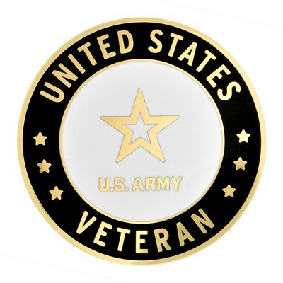 Officially Licensed Engravable U.S. Army Veteran Coin