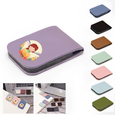 Leather Magnetic Bookmark