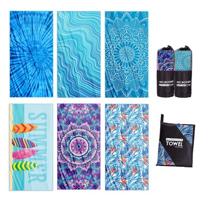 Custom Quick Dry Super Absorbent Lightweight Beach Towel