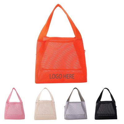 Custom Nylon Mesh Storage Bag For Beach