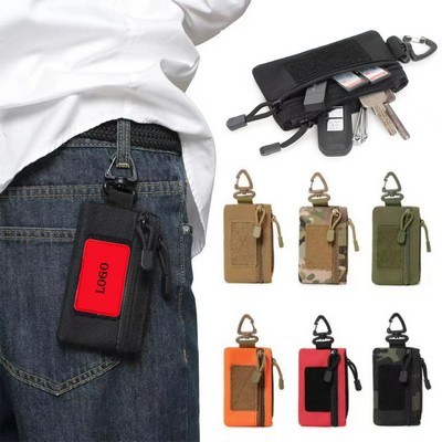 Oxford Cloth Tactical Wallet Zipper Bag