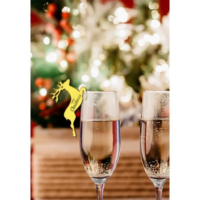 Deer Shape Acrylic Drink Marker Wine Glass Recognizer Name Marker