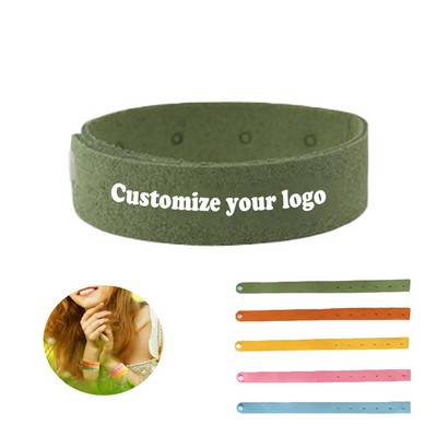 Deet-Free Mosquito Repellent Microfiber Bracelet