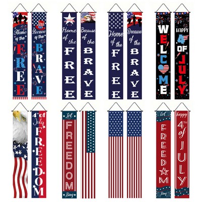 Hanging Patriotic Flag Banner