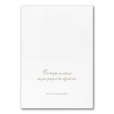 Watercolor Lilies Sympathy Card