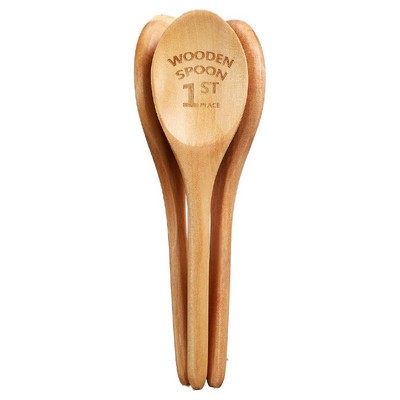 3PCS Wooden Spoon Award Trophies Set