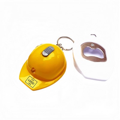 Helmet Keychain w/Bottle Opener
