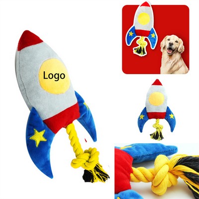 Durable Knotted Rope Pet Squeaky Toy