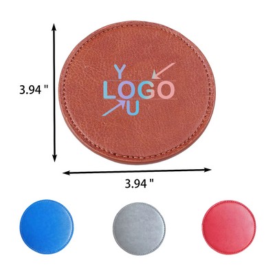Faux Leather Drink Coasters