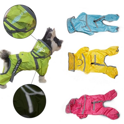 Pet Large-Brimmed Raincoat