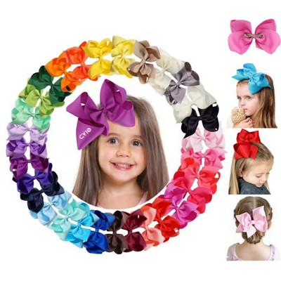 6 Inch Hair Bows Clips