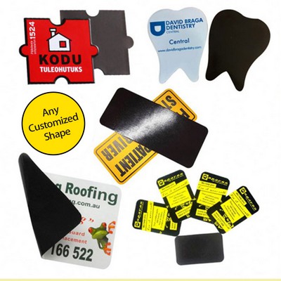 Custom Shape Paper Fridge Magnet Soft Magnetic Fridge Sticker Personalized Refrigerator